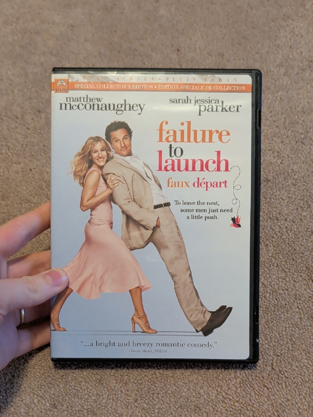 💜 5/$20 Failure to Launch DVD - White, Pink, Tan